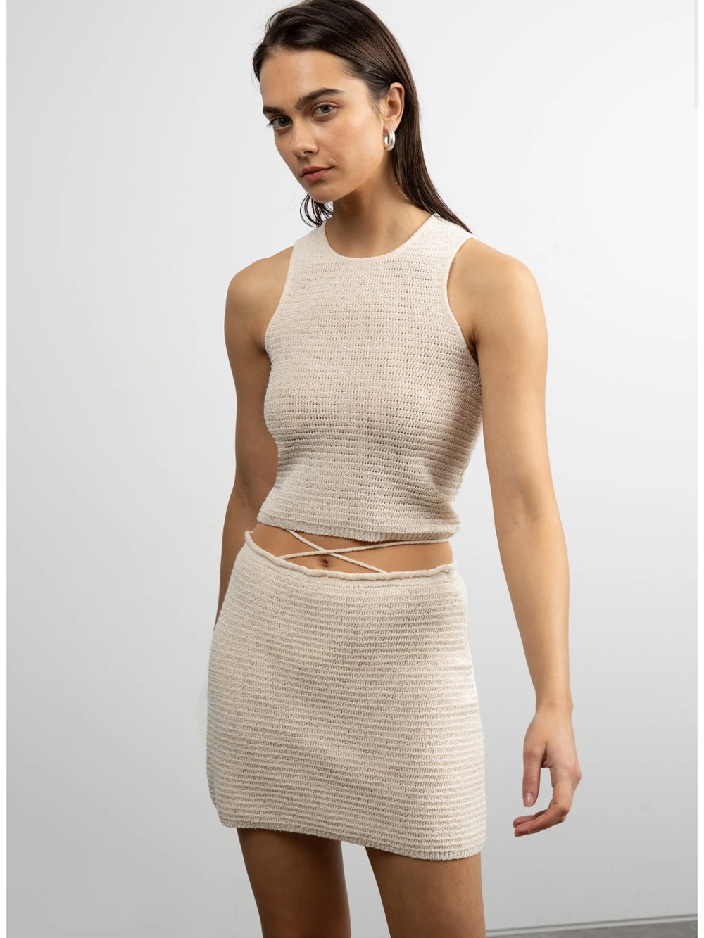 Oak + Fort Crochet Knit Set